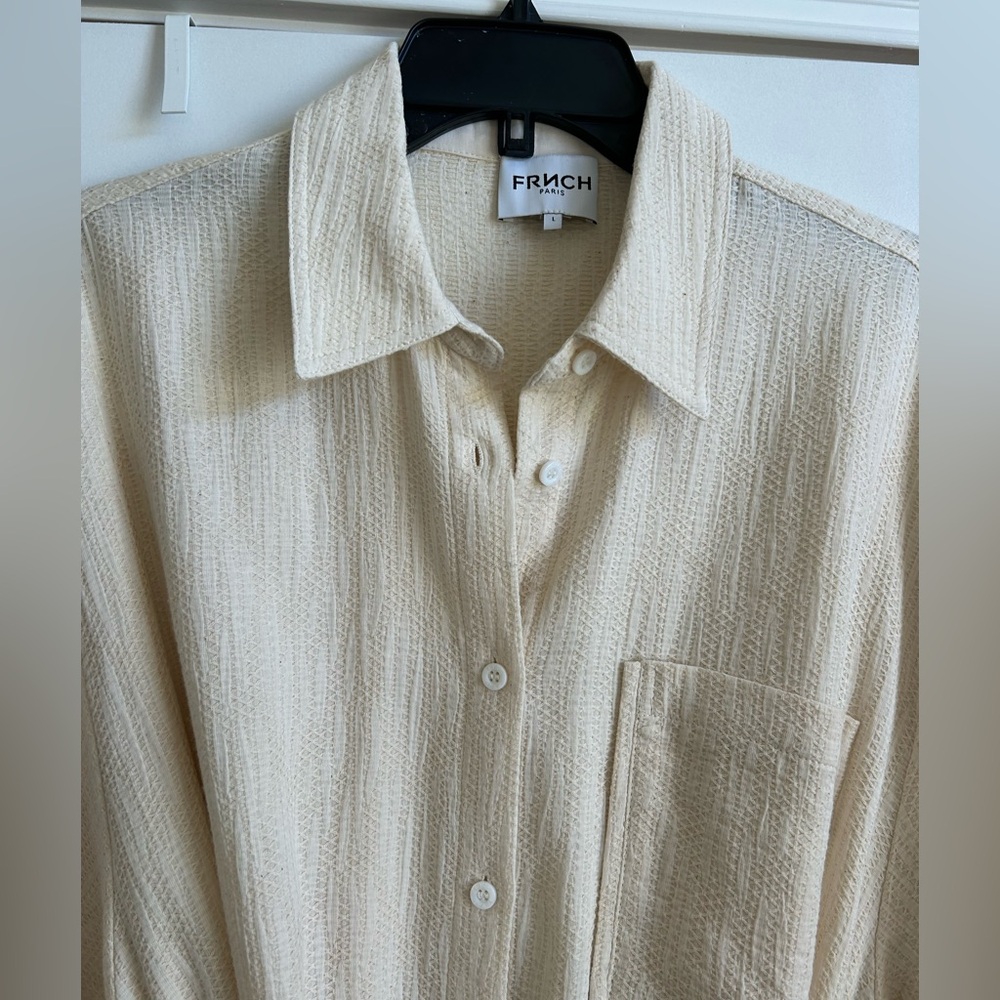 FRNCH cream dress
